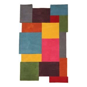 Wollen vloerkleed Collage wol - Meerkleurig - 120 x 180 cm
