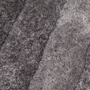 Hochflorteppich Ombre Polyester - Grau - 80 x 150 cm