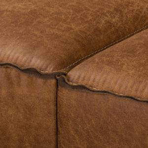 3-Sitzer Sofa MAISON Mischgewebe Xia: Cognac - Ohne Schlaffunktion