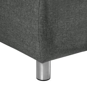 Letto imbottito Hartwood Grigio scuro - 160 x 200cm