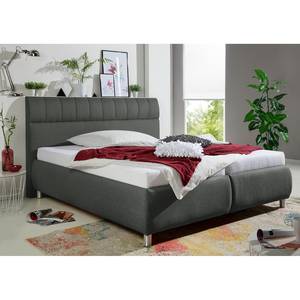 Letto imbottito Hartwood Grigio scuro - 200 x 200cm