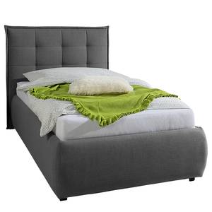 Letto imbottito Springville Grigio scuro - 100 x 200cm