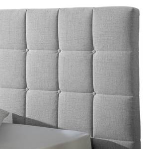 Letto imbottito Whitewood Color grigio chiaro - 100 x 200cm