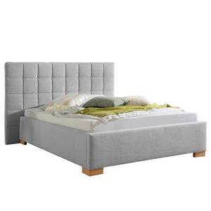 Letto imbottito Whitewood Color grigio chiaro - 140 x 200cm