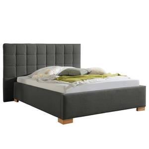 Gestoffeerd bed Whitewood Donkergrijs - 140 x 200cm