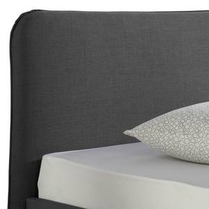 Letto imbottito Beechgrove Grigio scuro - 160 x 200cm