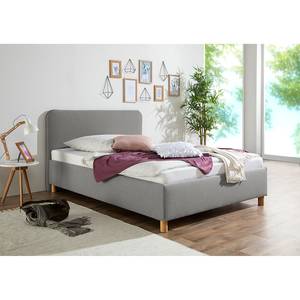 Gestoffeerd bed Beechgrove Heldergrijs - 140 x 200cm