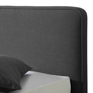 Letto imbottito McLoud Grigio scuro - 100 x 200cm