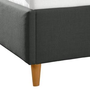 Gestoffeerd bed Windham Donkergrijs - 180 x 200cm