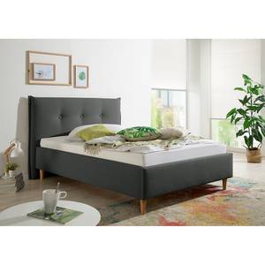 Gestoffeerd bed Windham Donkergrijs - 160 x 200cm