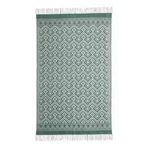 Tapis Chevron Vert