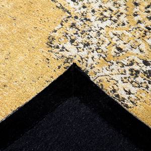 Kurzfloorteppich Fedding Yuzu Baumwolle / Polyester - Gelb