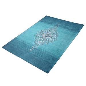 Tapis MED 10 coton / polyester - Turquoise