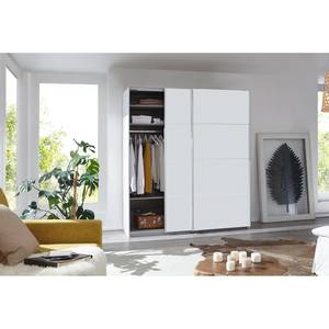 Armoire à portes coulissantes Caracas I Blanc alpin - Largeur : 181 cm - Basic - Sans portes miroir