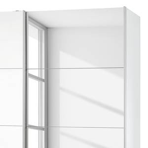 Armoire à portes coulissantes Caracas I Blanc alpin - Largeur : 226 cm - Classic - 1 miroir