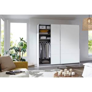 Zweefdeurkast Caracas I Alpinewit - Breedte: 226 cm - Premium - Zonder spiegeldeuren