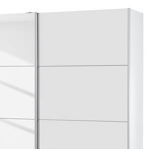 Armoire à portes coulissantes Caracas I Blanc alpin - Largeur : 271 cm - Basic - 1 miroir