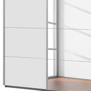 Armoire à portes coulissantes Caracas I Blanc alpin - Largeur : 271 cm - Basic - 1 miroir