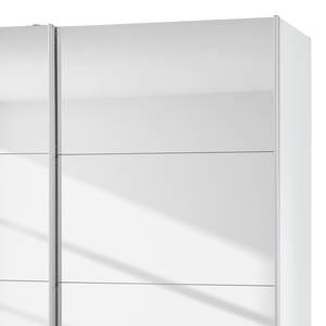 Armoire à portes coulissantes Caracas I Blanc alpin - Largeur : 181 cm - Premium - 2 miroir