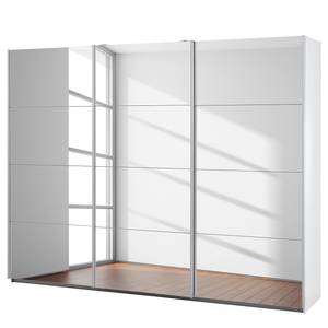 Zweefdeurkast Caracas I Alpinewit - Breedte: 271 cm - Premium - 3 spiegeldeuren