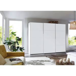 Armoire à portes coulissantes Caracas I Blanc alpin - Largeur : 271 cm - Basic - Sans portes miroir