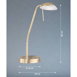 LED-tafellamp Toutry glas/ijzer - 1 lichtbron