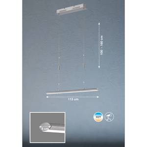 LED-hanglamp Torsac plexiglas/ijzer - 1 lichtbron