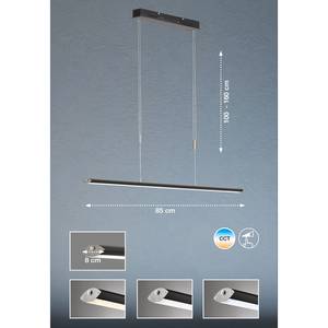 LED-hanglamp Tourbes plexiglas/ijzer - 1 lichtbron