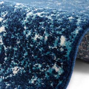 Kurzflorteppich Pandeh Polypropylen - Mitternachtsblau - 80 x 150 cm