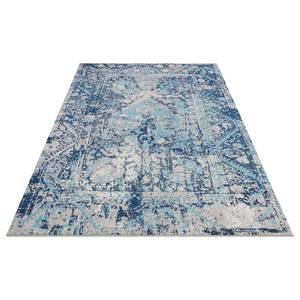Laagpolig vloerkleed Chelozai polypropeen - Hemelsblauw - 80 x 150 cm