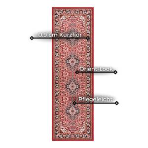 Laagpolig vloerkleed Skazar Isfahan polypropeen - Baksteen rood - 80 x 250 cm