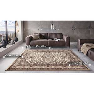 Laagpolig vloerkleed Parun Täbriz polypropeen - Beige - 80 x 250 cm