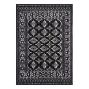 Laagpolig vloerkleed Sao Buchara polypropeen - Zwart - 160 x 230 cm