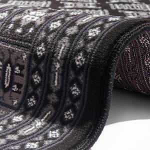 Laagpolig vloerkleed Sao Buchara polypropeen - Zwart - 160 x 230 cm