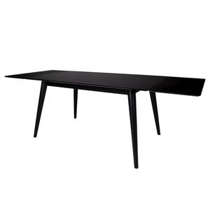 Eettafel Poil (met verlengstuk) Zwart - 150 x 95 cm