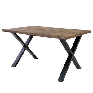 Table Maury Chêne massif / Aluminium - Largeur : 140 cm