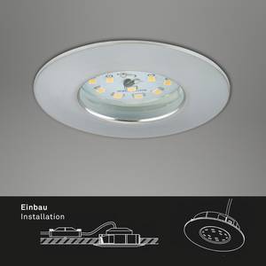 LED-Einbauleuchte  Attach One Polycarbonat / Eisen - 3-flammig