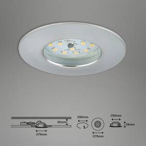 LED-inbouwlamp Attach One polycarbonaat / ijzer - 3 lichtbronnen
