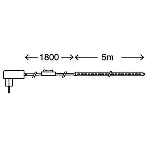 Bande lumineuse Led Superline Polycarbonate / Fer - 150 ampoules