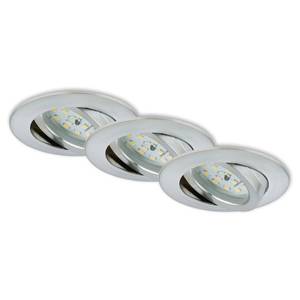 LED-Einbauleuchte  Attach Dim Polycarbonat / Eisen - 3-flammig