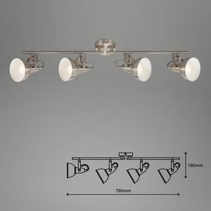 Plafondlamp Soft polycarbonaat / ijzer - 4 lichtbronnen