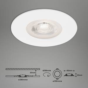 Spot encastrable Kulana Polycarbonate / Fer - 3 ampoules