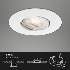 LED-Einbauleuchte  Kulana Polycarbonat / Eisen - 3-flammig