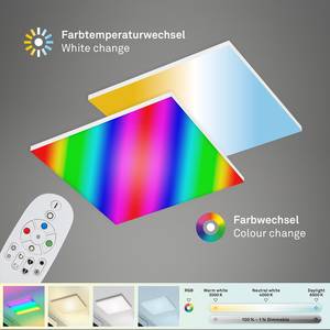 LED-plafondlamp Frameless polycarbonaat / ijzer - 1 lichtbron