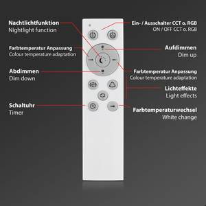 LED-plafondlamp Link Colour polycarbonaat / ijzer - 1 lichtbron