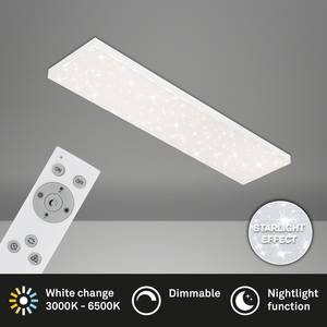 LED-plafondlamp Frameless polycarbonaat / ijzer - 1 lichtbron