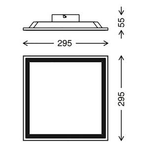 LED-plafondlamp Simple polycarbonaat / ijzer - 1 lichtbron