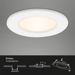 LED-Einbauleuchte  Thin Polycarbonat / Eisen - 3-flammig