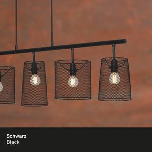 Hanglamp Retro polycarbonaat / ijzer - 5 lichtbronnen