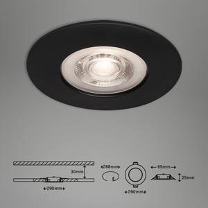 Spot encastrable Kulana Polycarbonate / Fer - 3 ampoules